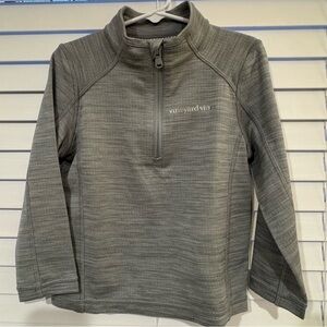 Vineyard Vines Light Gray Quarter-Zip Top